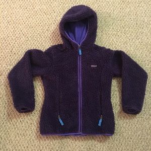 Women’s Purple Patagonia Fuzzy Fleece S